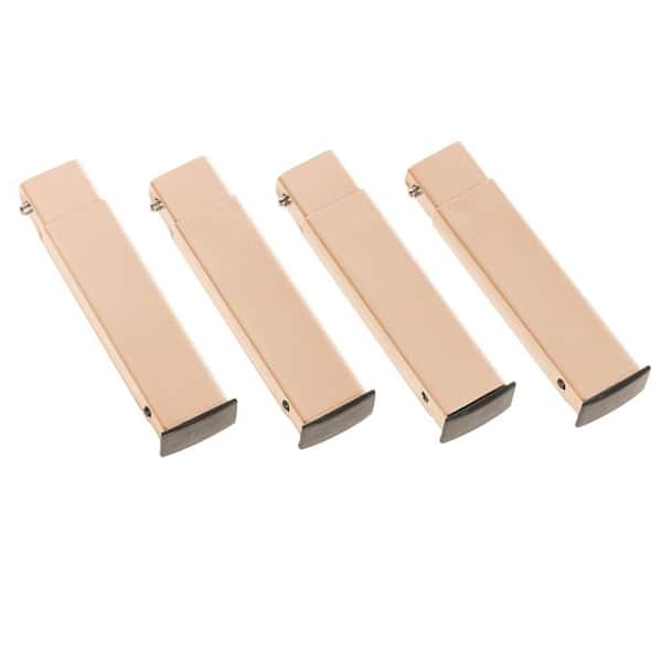 Disc-O-Bed Cam O Bunk Accessory 7 in. Tan Leg Extensions (4-Pack)