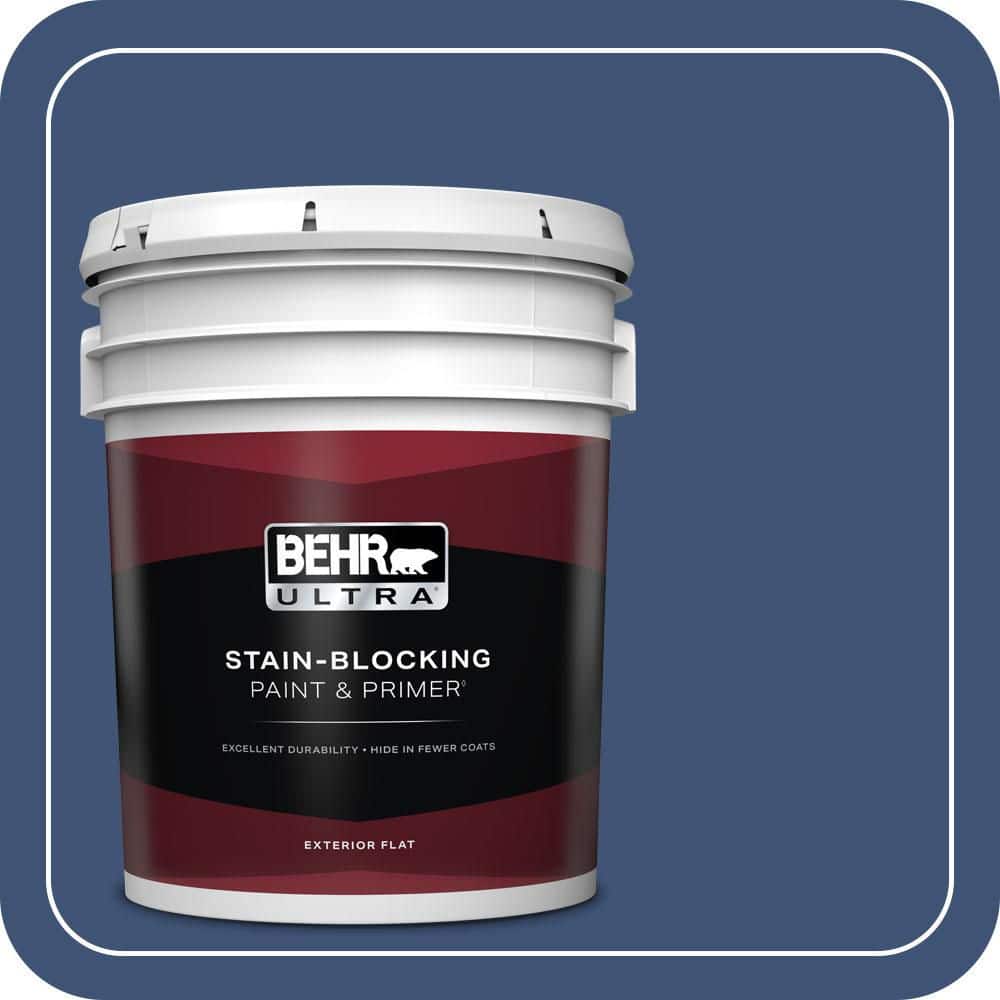 5 gal. #600D-7 Daring Indigo Flat Exterior Paint & Primer price history on PriceWatchPro