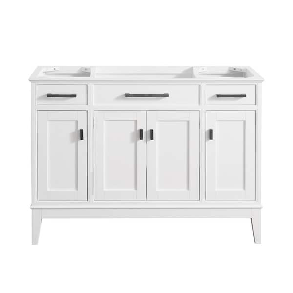 Avanity Madison 48 in. Bath Vanity Cabinet without Top in White