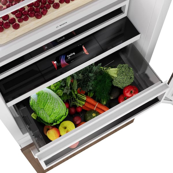 Bosch Benchmark Series 30 in. W 16 cu. ft. Built-In Smart Bottom