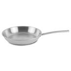 13 in. Silver Stainless Steel Frying Pan
