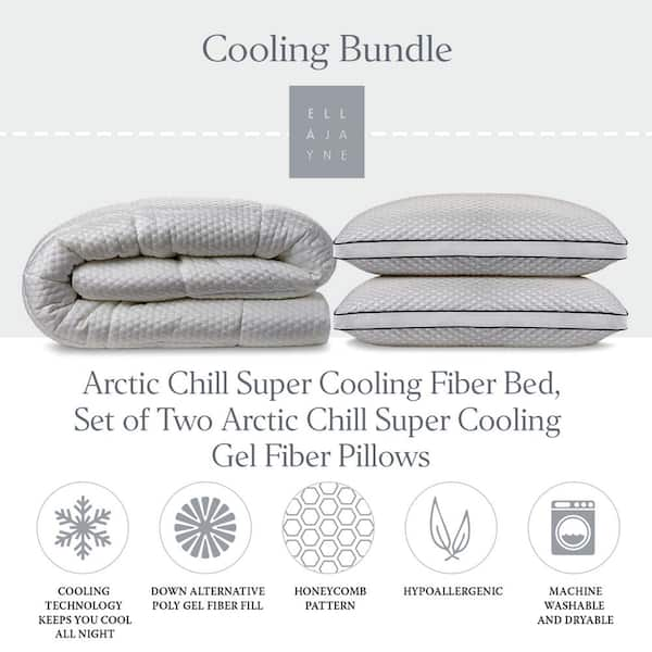 Arctic chill super cooling gel sale fiber pillow