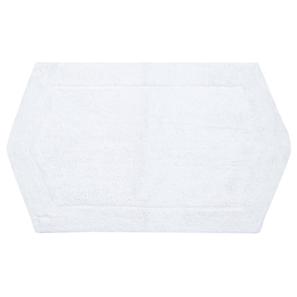 Waterford Collection 100% Cotton Tufted Bath Rug, 24 x 40 Rectangle, White