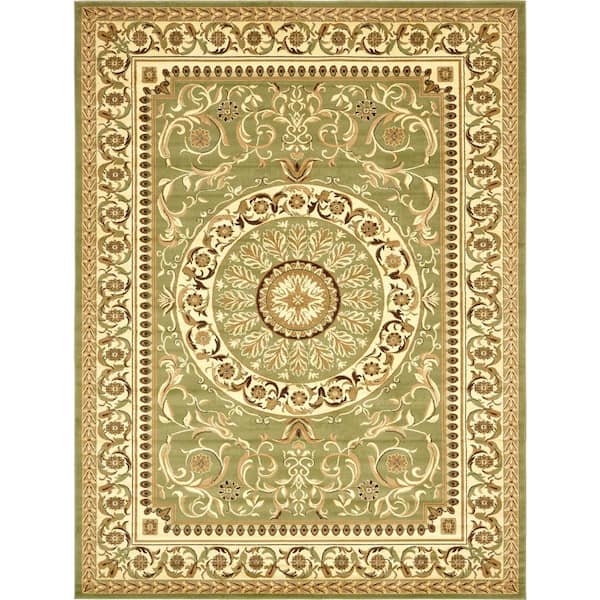 Versailles Napoleon Light Green 10' 0 x 13' 0 Area Rug