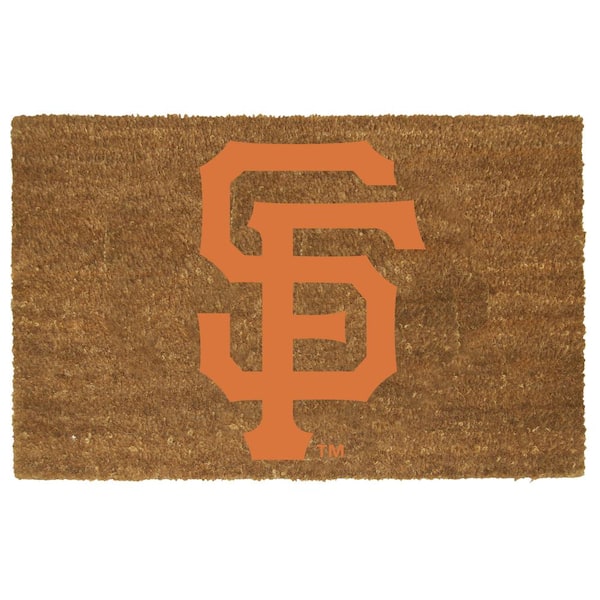 The Memory Company San Francisco Giants 19.5 in. x 29.5 in. Coir Fiber Colored Logo Door Mat