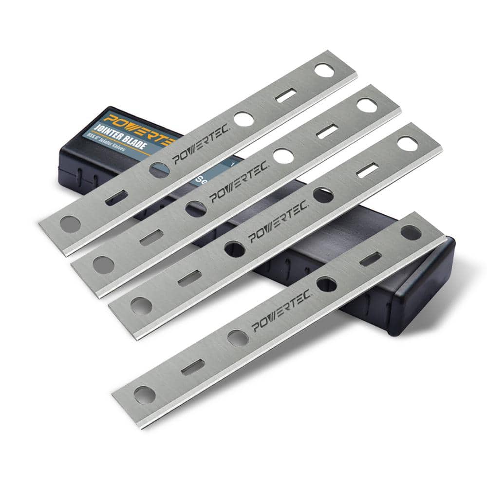 POWERTEC 6 in. HighSpeed Steel Jointer Knives for Delta 37070 JT160