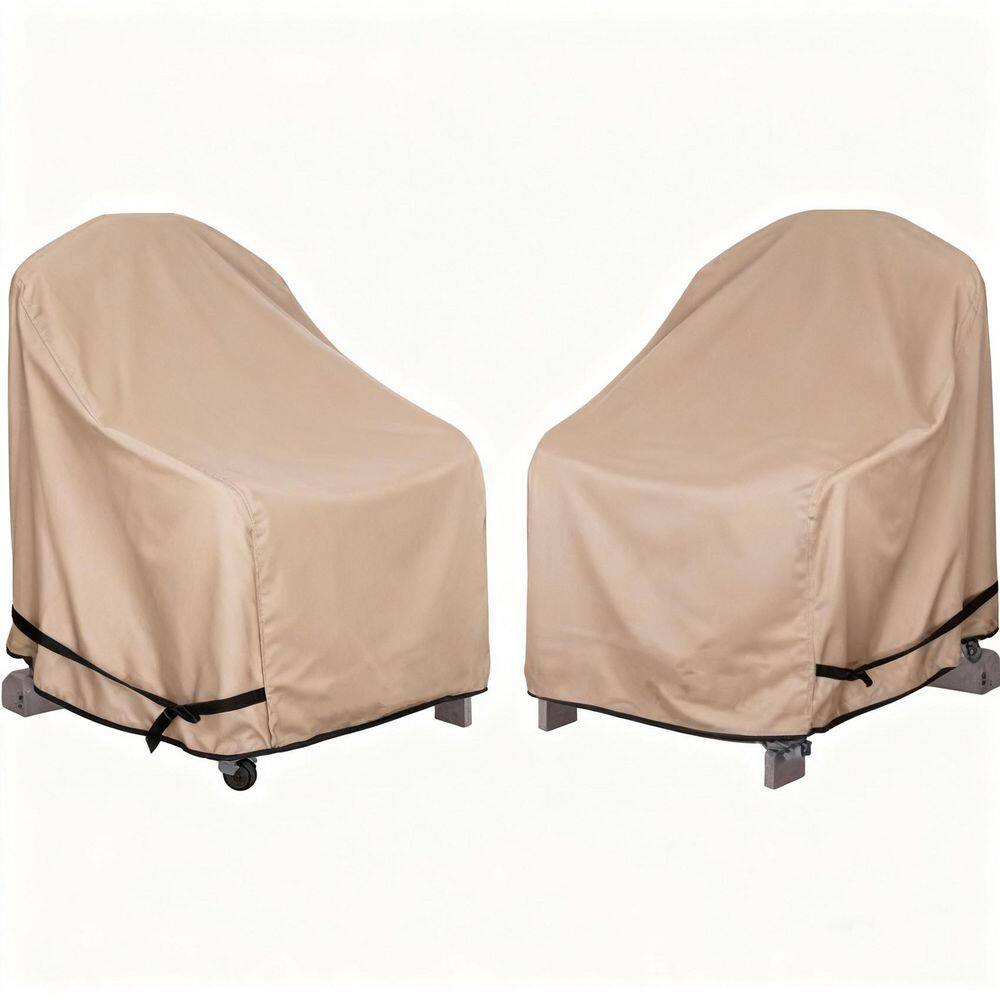 Heavy Duty 2-Pack Brown Deep Seat Patio Chair Cover-Medium price history on PriceWatchPro