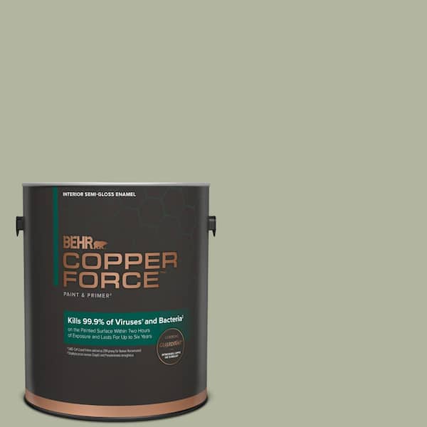 COPPER FORCE 1 gal. #PPU11-09 Environmental Semi-Gloss Enamel Virucidal and Antibacterial Interior Paint & Primer