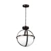 Generation Lighting Alturas 2-Light Brushed Oil Rubbed Bronze Semi ...