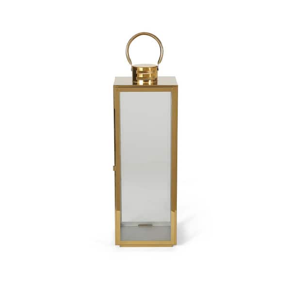 Noble House Poconos Gold Candle Lantern