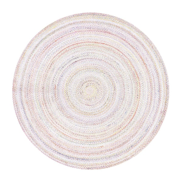 Faro Blue 8 ft. Round Area Rug