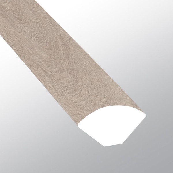 Acclima Wharton 0.75 in. T x 0.63 in. W x 94 in. L Luxury Vinyl Quarter Round Molding