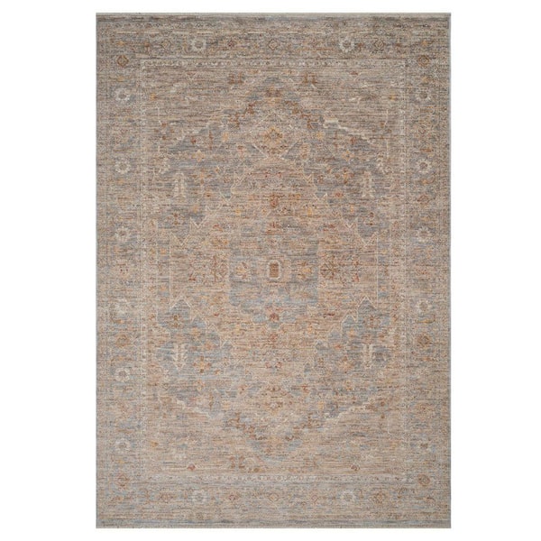 Albany Blue 9 ft. x 12 ft. Oriental Area Rug