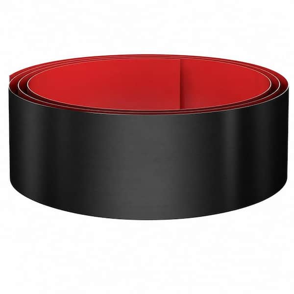 102 in. W x 6 in. D x 0.1 in. H in Black Toe Kick, Baseboard Plate, Self Adhesive Kickplate for Cabinet, Cupboard