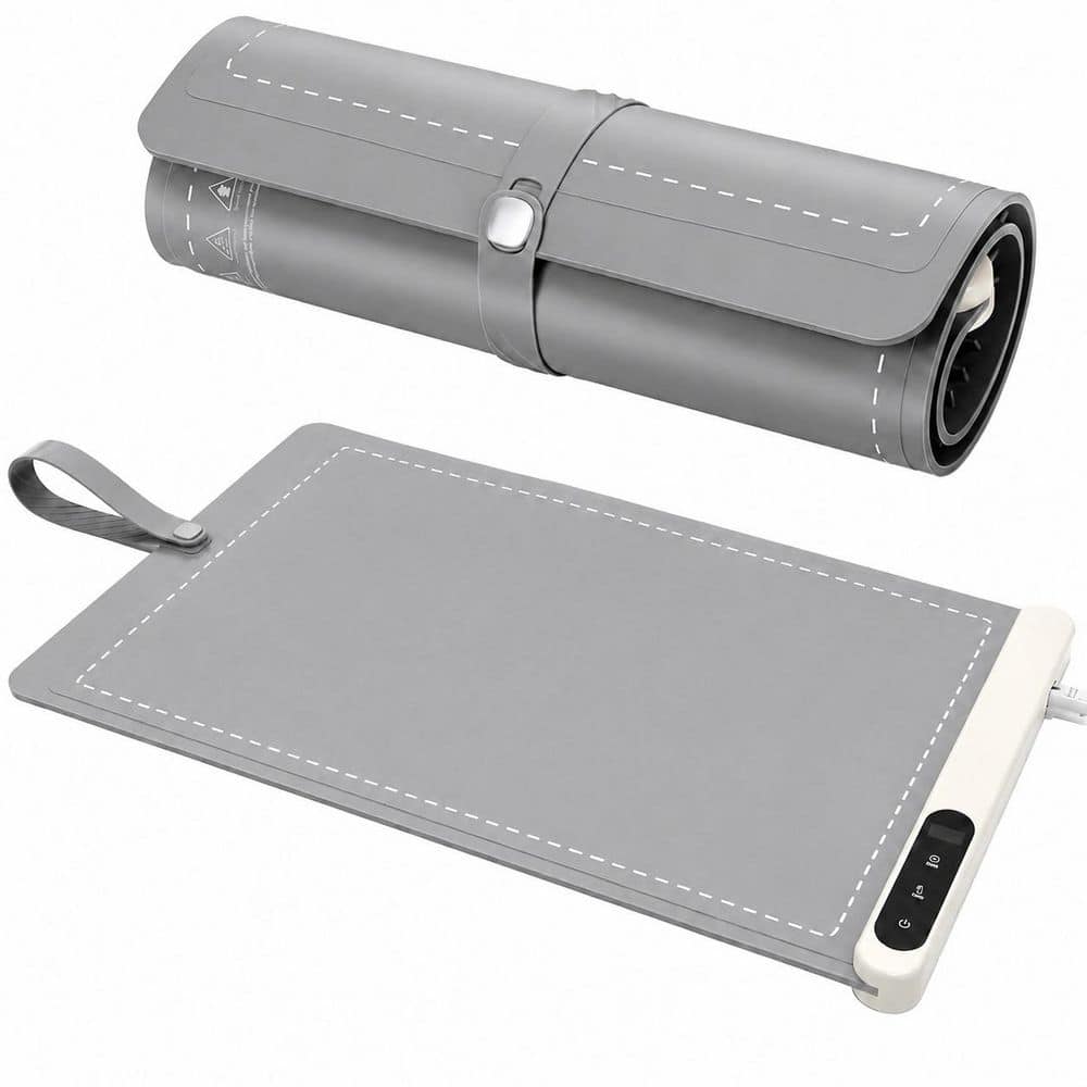 Gray Silicone Food Warming Mat with 6 Heat Settings and Timer for Gatherings, Parties, and Meal Service price history on PriceWatchPro