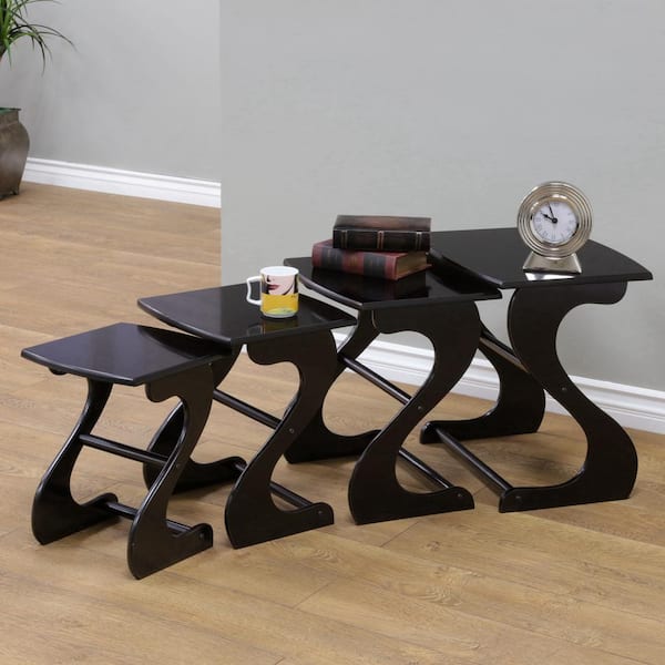 Homecraft Furniture Espresso 4-Piece Nesting End Table