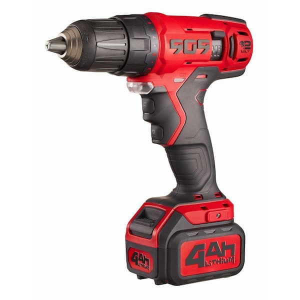 909 12-Volt 4Ah Touch Pro Drill Drivers with 1/2 in. Single Sleeve Keyless Chuck