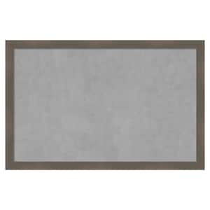 Edwin Clay Grey 34 in. x 22 in. Framed Magnetic Board