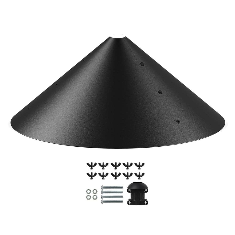 19 Inch Metal Non-Electric Squirrel Baffle for Bird Feeder Pole, Chew-Proof Heavy Duty Squirrel Guard for Shepherd Hook price history on PriceWatchPro
