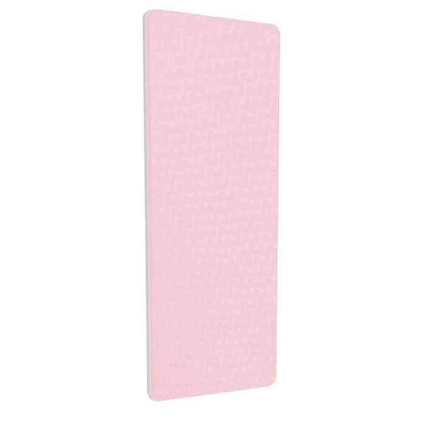 Pink 24 in. W x 72 in. L x 0.3 in. T Thermoplastic Elastomers Gym Flooring Mat (12 sq. ft.)
