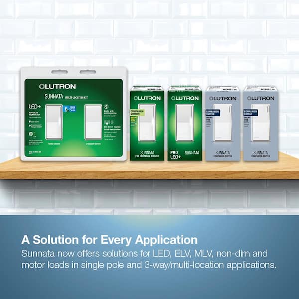Sunnata Companion Switch, only for use with Sunnata On/Off Switches, Midnight (ST-RS-MN)