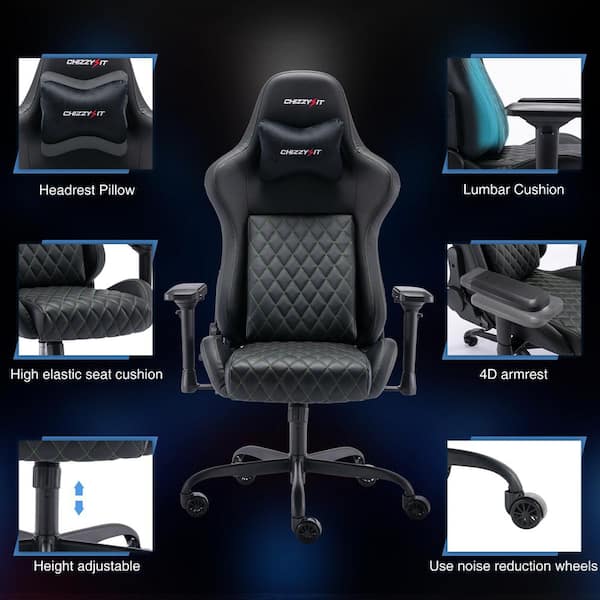 CYLO Adjustable & Lumbar Support Gaming Chair - CYLO®