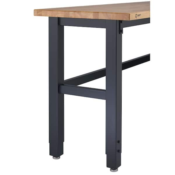 Trinity 72 in. x 19 in. Wood Top Work Table