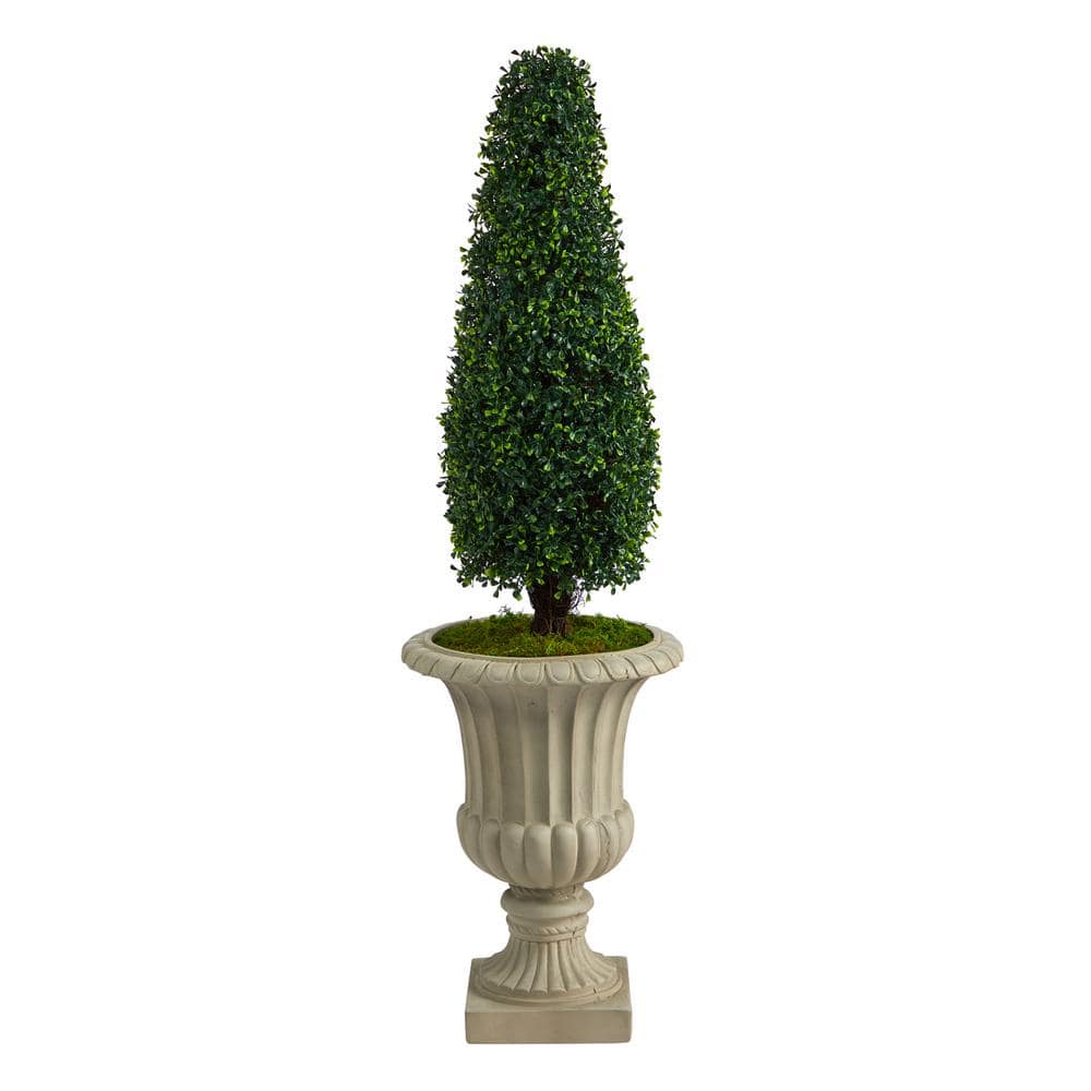 Costway 2-PCS 15.7 in. Green Artificial Boxwood Topiary Balls UV Protected  Indoor Outdoor HZ10015 - The Home Depot