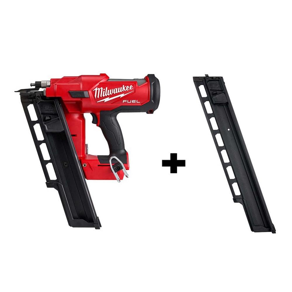 Have a question about Milwaukee M18 FUEL 3-1/2 in. 18-Volt 21-Degree Lithium -Ion Brushless Cordless Framing Nailer Tool-Only with Extended Capacity  Mag? Pg The Home Depot