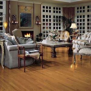 Natural Reflections Oak Desert Natural 5/16 in. T x 2-1/4 in. W x Varying L Solid Hardwood Flooring (40 sqft / case)