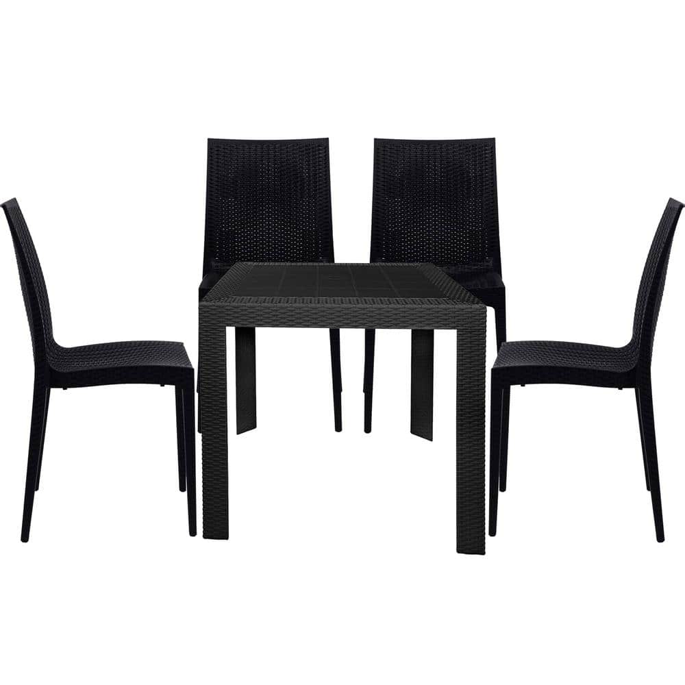 5-Piece Plastic Outdoor Dining Set Mace Mid-Century price history on PriceWatchPro