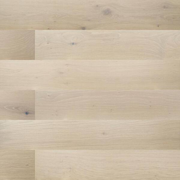 Take Home Sample - Woodridge Beach Buff Oak 6 in. x 6 in. Engineered Oak Waterproof Hardwood Flooring