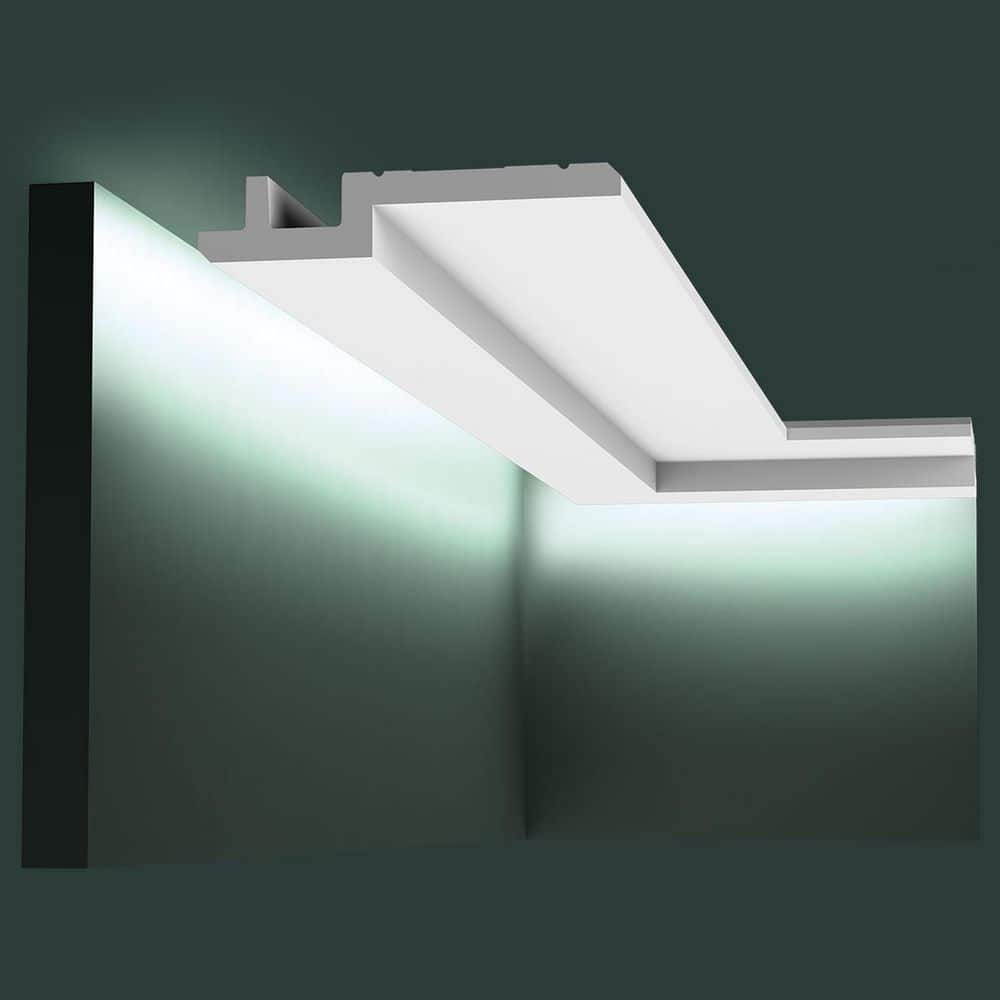 Primed White Polyurethane Crown Moulding Set of 10