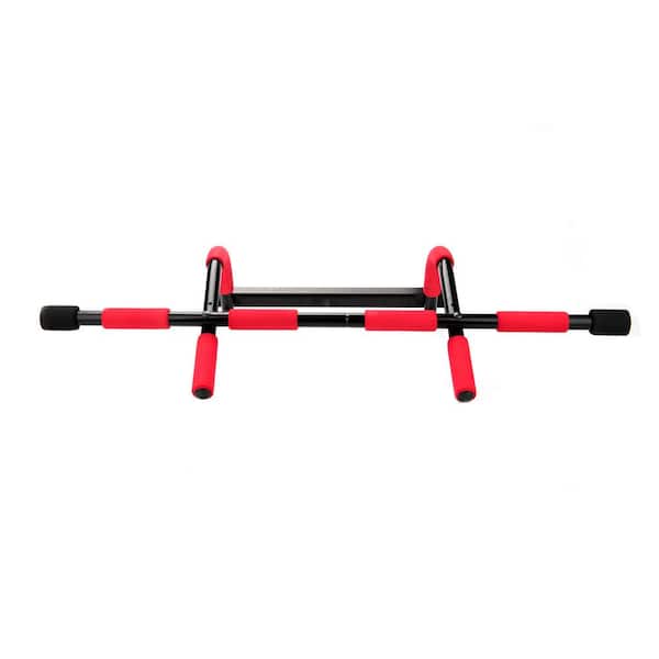 Beroemdheid mout Reizende handelaar Mind Reader Supports up to 250 lbs. (38 in. L) Red Steel Pull-Up Bar for Door  PULLUP-RED - The Home Depot