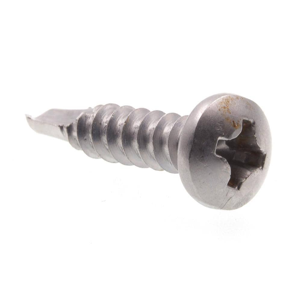 Prime-Line #6 x 5/8 in. Grade 410 Stainless Steel Phillips Drive