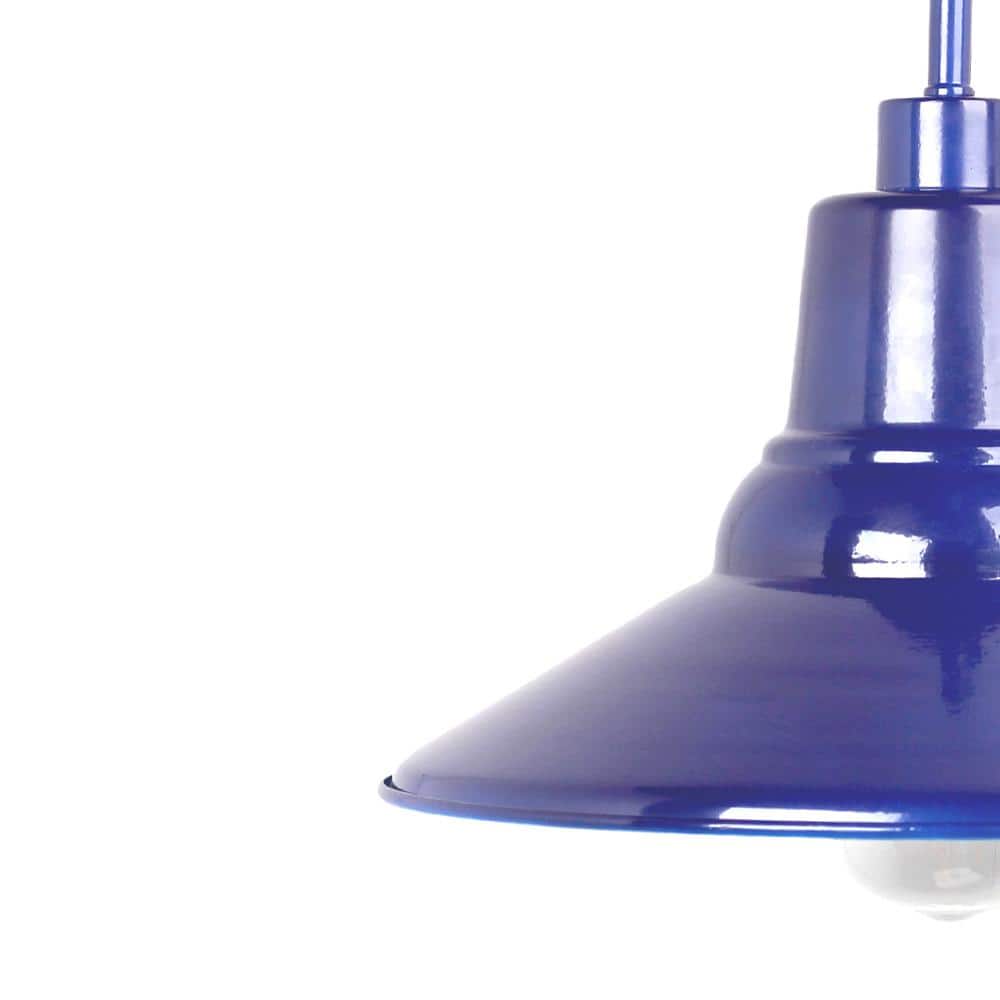 Shelby Blue Metal Outdoor Wall Sconce Light