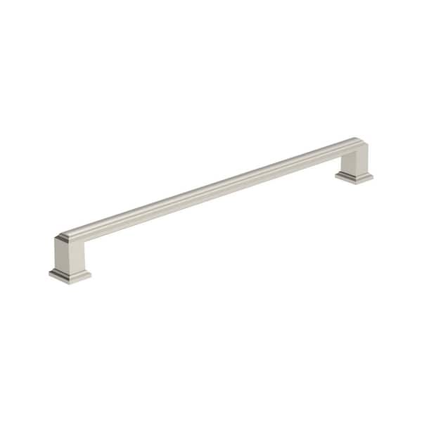 Amerock Appoint 10-1/16 in. (256mm) Traditional Satin Nickel Bar Cabinet Pull