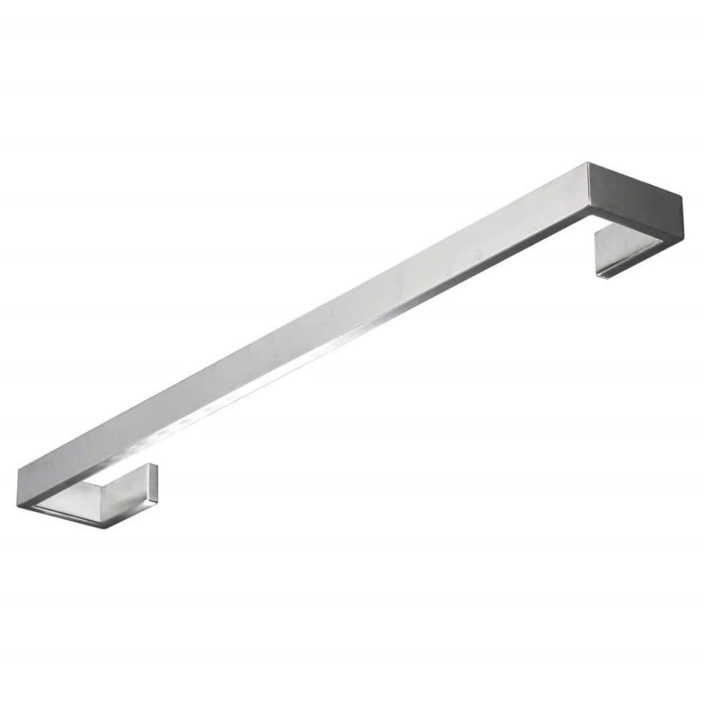 23.6 in. Wall Mount Stainless Steel Towel Bar Rectangular Towel Rail in Bru