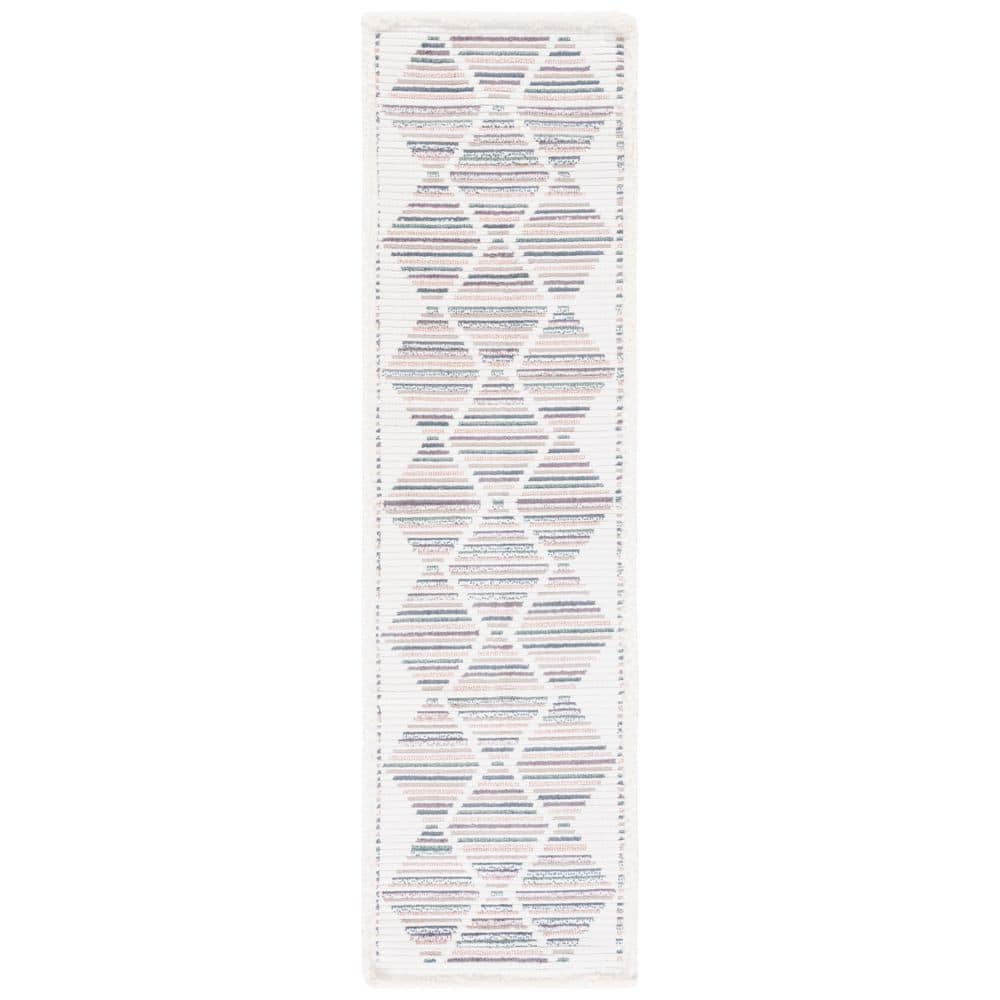 Marrakesh 2 ft. x 8 ft. Ivory/Multi Diamond Striped Runner Rug price history on PriceWatchPro