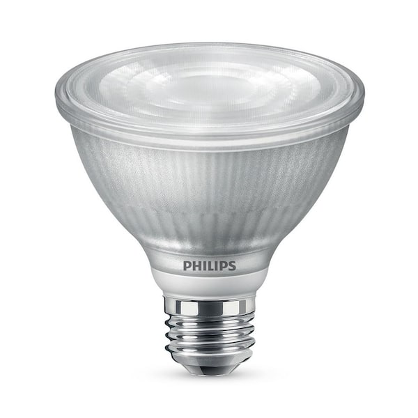 hverdagskost lektier Generalife Philips 75-Watt Equivalent PAR30s Ultra Definition Dimmable High Output E26  LED Light Bulb Bright White 3000K (1-Pack) 575968 - The Home Depot
