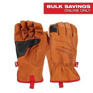 Milwaukee X-Large Goatskin Leather Gloves 48-73-0013 - The Home Depot