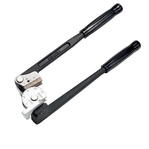 RIDGID 3/8 in. Model 406 Tubing and Pipe Bender for Annealed Copper, Steel, Stainless Steel with Cushion Grip Handles