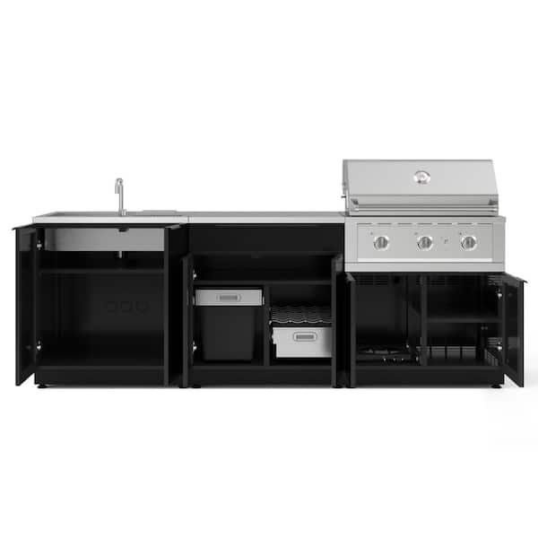 NewAge Products Outdoor Kitchen 97in.W x 24in.D x 48.5in.H