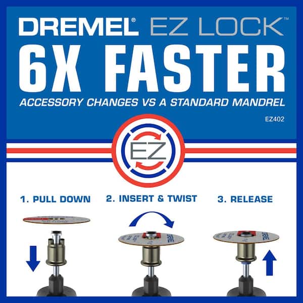 Dremel EZ Lock Sanding/Polishing Kit 8 pc 
