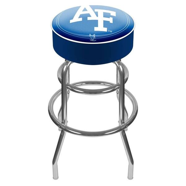 Trademark Air Force Falcons 31 in. Chrome Padded Swivel Bar Stool