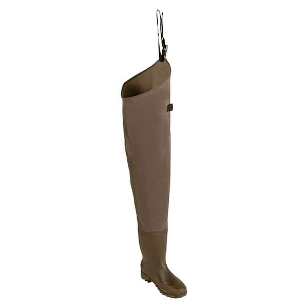 Allen Size 12 Black River Bootfoot Hunting and Fishing Hip Waders 11762 -  The Home Depot