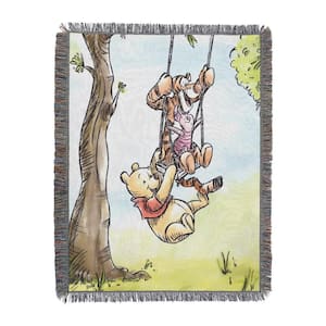 Pooh Having Fun Tapestry