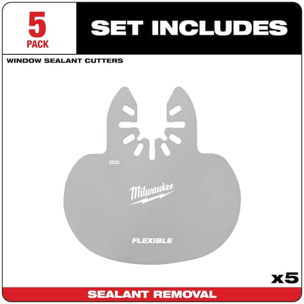 Milwaukee Stainless Steel Flexible Mushroom Shaped Putty and Caulk  