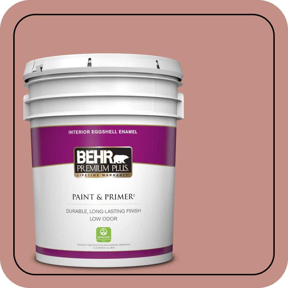 5 gal. #S160-4 Portuguese Dawn Eggshell Enamel Low Odor Interior Paint & Primer price history on PriceWatchPro