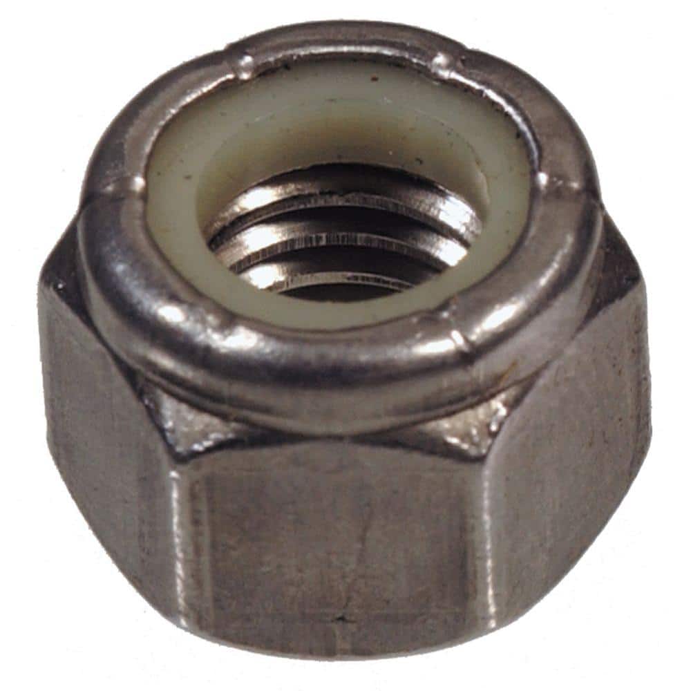 3/8-16 Stainless Steel Nylon Insert Lock Hex Nut UNC Nylock Qty 25 
